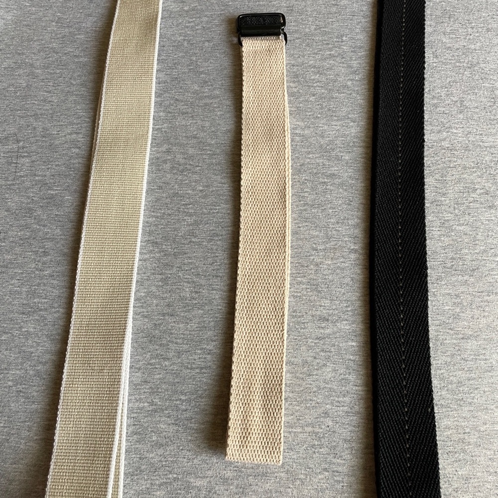 Kids  Belt  in Black and Cream - Adjustable Casual Accessory